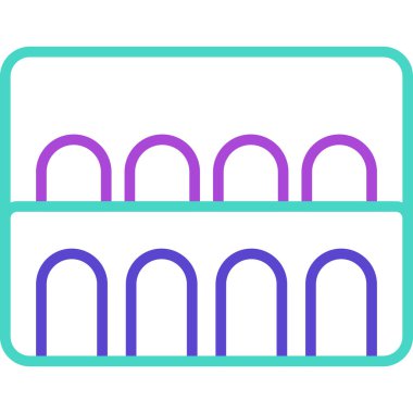 Modern b 'nin vektör illüstrasyonu eksik simgesi