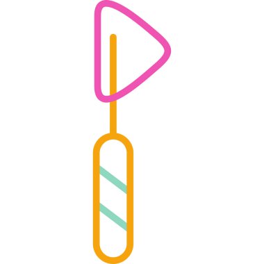 Balık kancası ikonu. Web için balıkçı kancası vektör simgesinin ana hatları