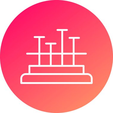 vektör illüstrasyonu, davul ve müzik enstrümanı simgesi