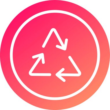 vektör geri dönüşüm simgesi çizimi