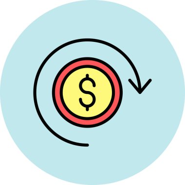 para simgesi vektör illüstrasyonu