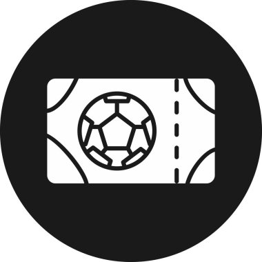 top futbolu gol simgesi ana hatları biçiminde