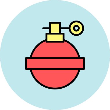 Noel balosu ikonu. vektör illüstrasyonu