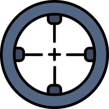 hedef hedef simgesi tam - ana hat biçiminde