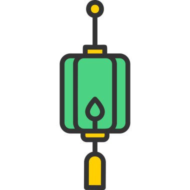 Benzin istasyonu simgesinin vektör illüstrasyonu