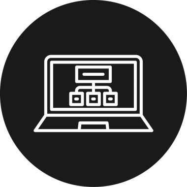 Web simgesi vektör illüstrasyonu