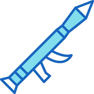 Roket. Web simgesi basit illüstrasyon