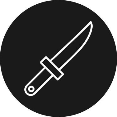 Bıçak. Web simgesi basit tasarım