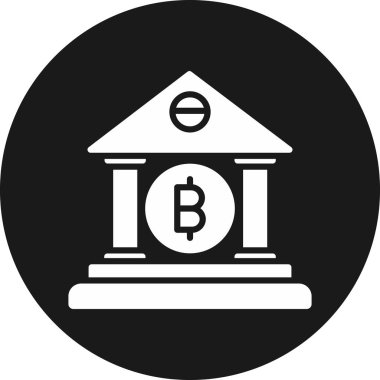 Bitcoin simgesi vektör illüstrasyonu