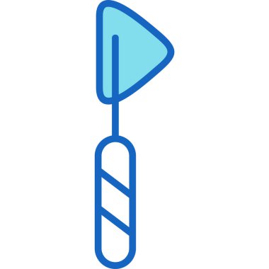 kürek simgesi vektör illüstrasyonu