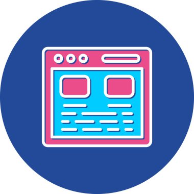 bilgisayar simgesi vektör illüstrasyonu