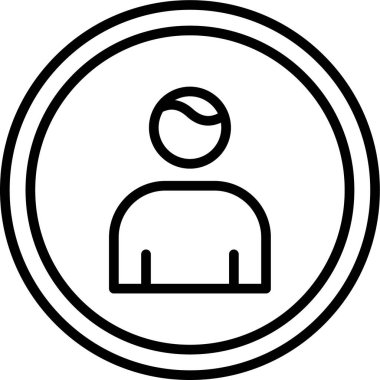 avatar simgesi vektör illüstrasyonu