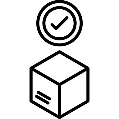 kutu teslim ikonu. beyaz arkaplanda izole edilmiş web tasarımı için ana iletim kutusu vektör simgesi