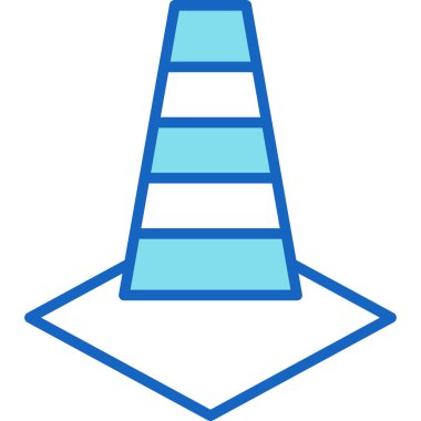 koni koni simgesi vektör çizimi