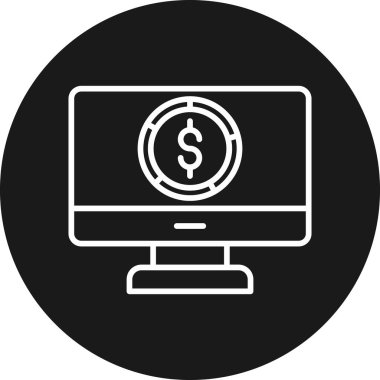 seo modern simgesinin vektör illüstrasyonu