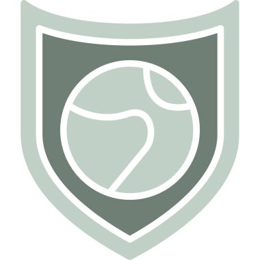 Tenis topu. Basit resimleme