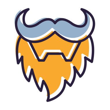 İzole boğa karikatür tasarım