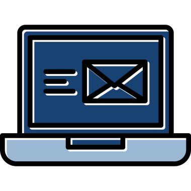 dizüstü bilgisayar simgesi. Basit bir çizim. ağ için dizüstü vektör simgeleri