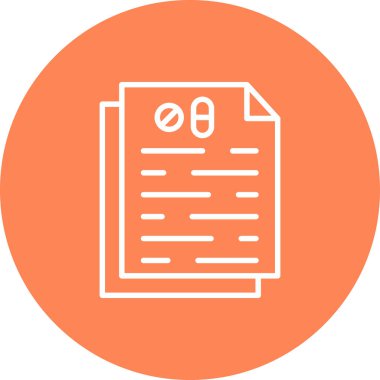 Belge vektör simgesi modern basit vektör illüstrasyonu