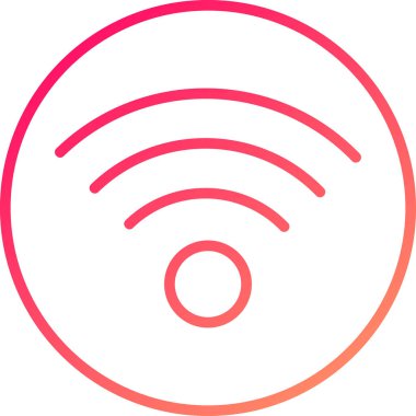 wifi simgesi vektör illüstrasyonu