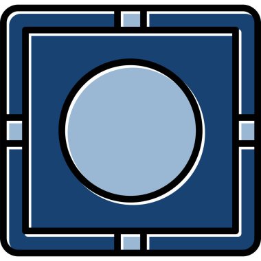 Kamera. Web simgesi basit illüstrasyon