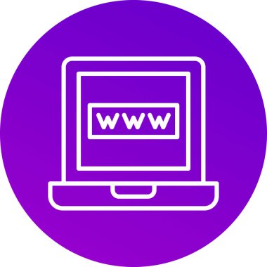 vektör web simgesi çizimi
