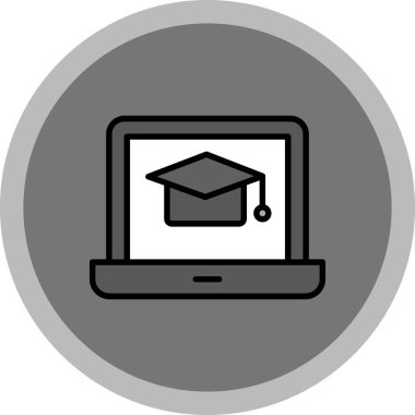 dizüstü bilgisayar simgesi, vektör illüstrasyonu