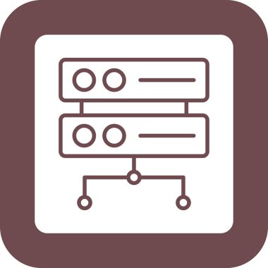 Web simgesi, basit vektör illüstrasyonu