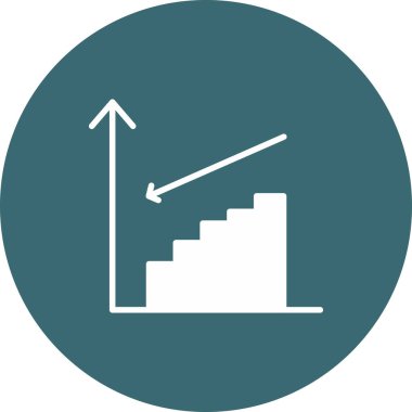 vektör merdiven simgesi çizimi