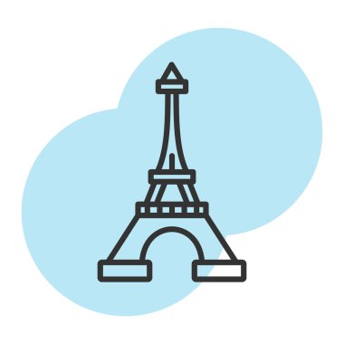 Eyfel kule vektör illüstrasyonu