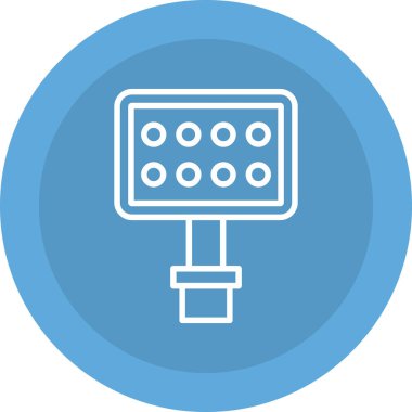 Modern b 'nin vektör illüstrasyonu eksik simgesi