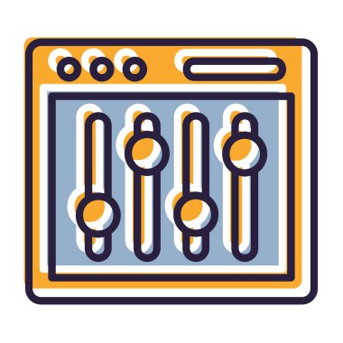 Modern b 'nin vektör illüstrasyonu eksik simgesi