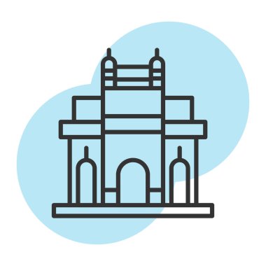 Cami renkli vektör simgesi