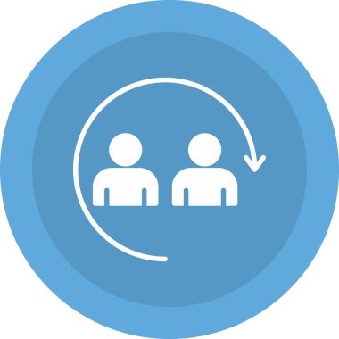 insanlar simge vektör illüstrasyonu