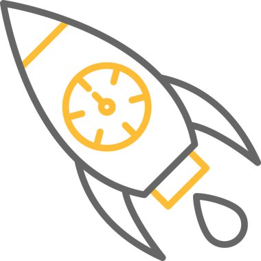 roket fırlatma roket simgesi