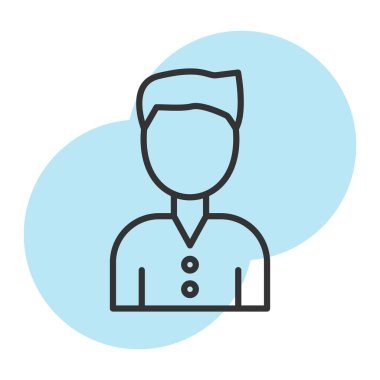 Man avatar profil resim simgesi