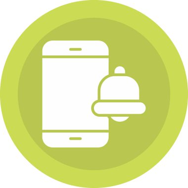 Akıllı telefon. Web simgesi basit illüstrasyon