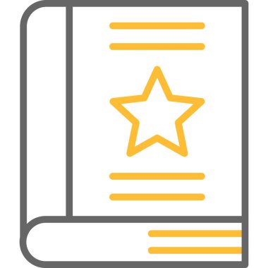 kitap simgesi, vektör illüstrasyonu