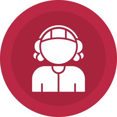 Şapkalı bir adamın vektör çizimi