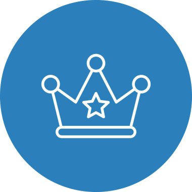 Kolayca düzenleyebilen veya düzenleyebilen Crown Vektör simgesi