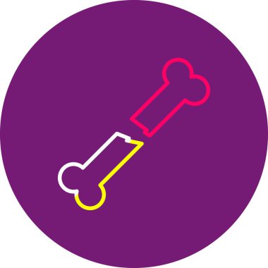 Benzersiz kelepçe vektör simgesi