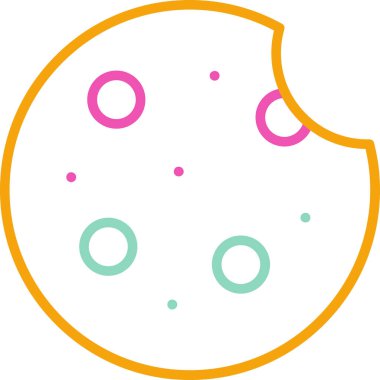 Gıda simgesinin vektör illüstrasyonu