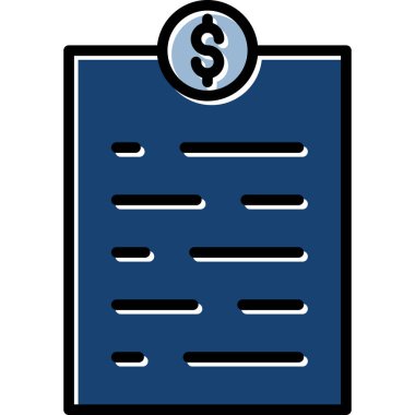 Dolar işareti. Basit tasarım