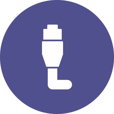 Benzin istasyonu simgesinin vektör illüstrasyonu