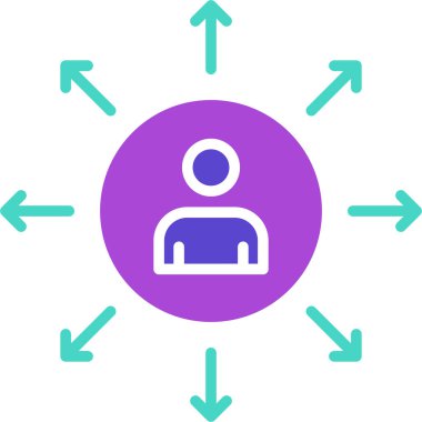 kullanıcı. Web simgesi basit illüstrasyon