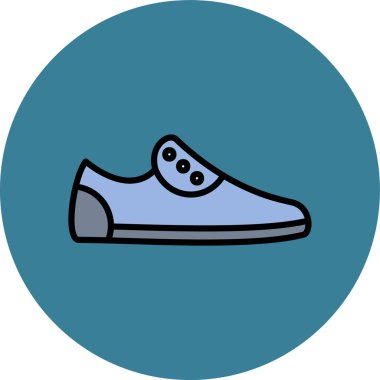 vektör spor ayakkabısı resimleme