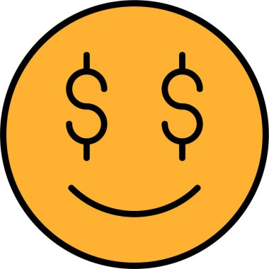 Para için. Web simgesi basit illüstrasyon