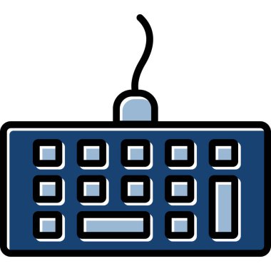 Uzaktan kumanda simgesi. Web için uzak kontrol vektör simgesinin özet çizimi