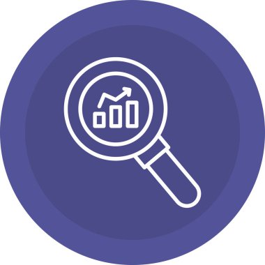 Büyütme cam vektör simgesi