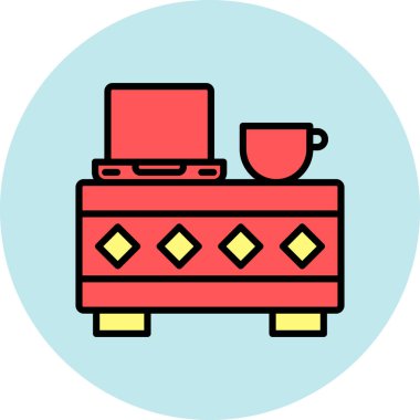 Kahve fincanı. Basit tasarım